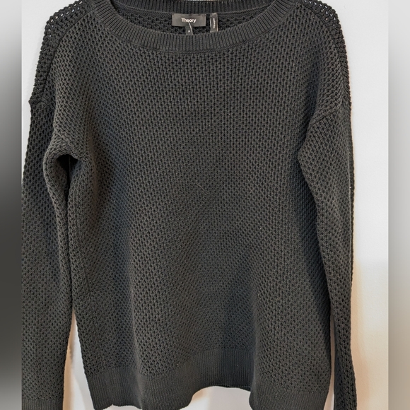 Theory Sweaters - Theory cotton knit crew neck sweater